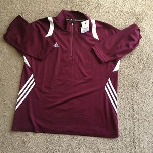 Maroonish Adidas jacket BRAND NEW NEVER WORN!!
